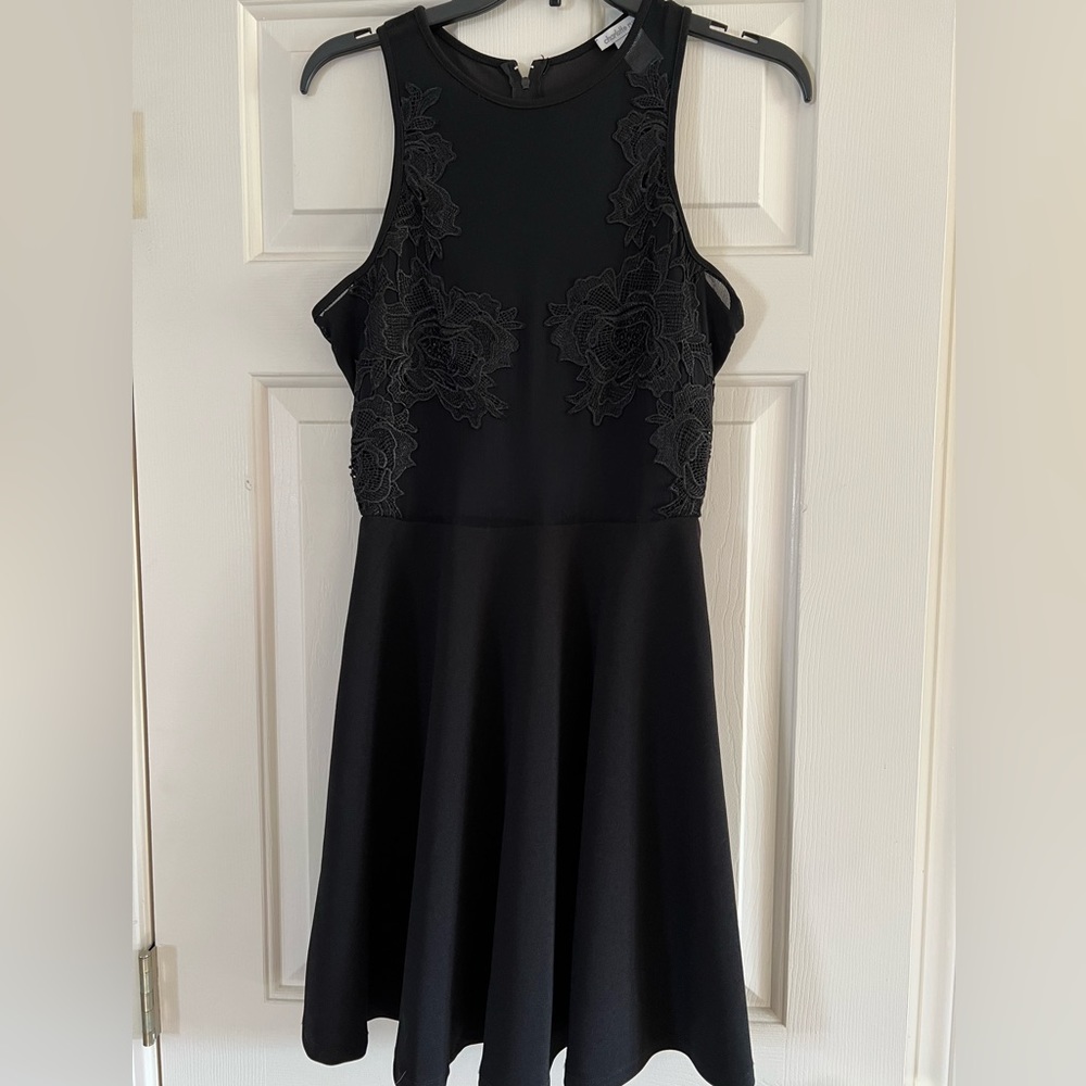 Black sleeveless dress. Size Small